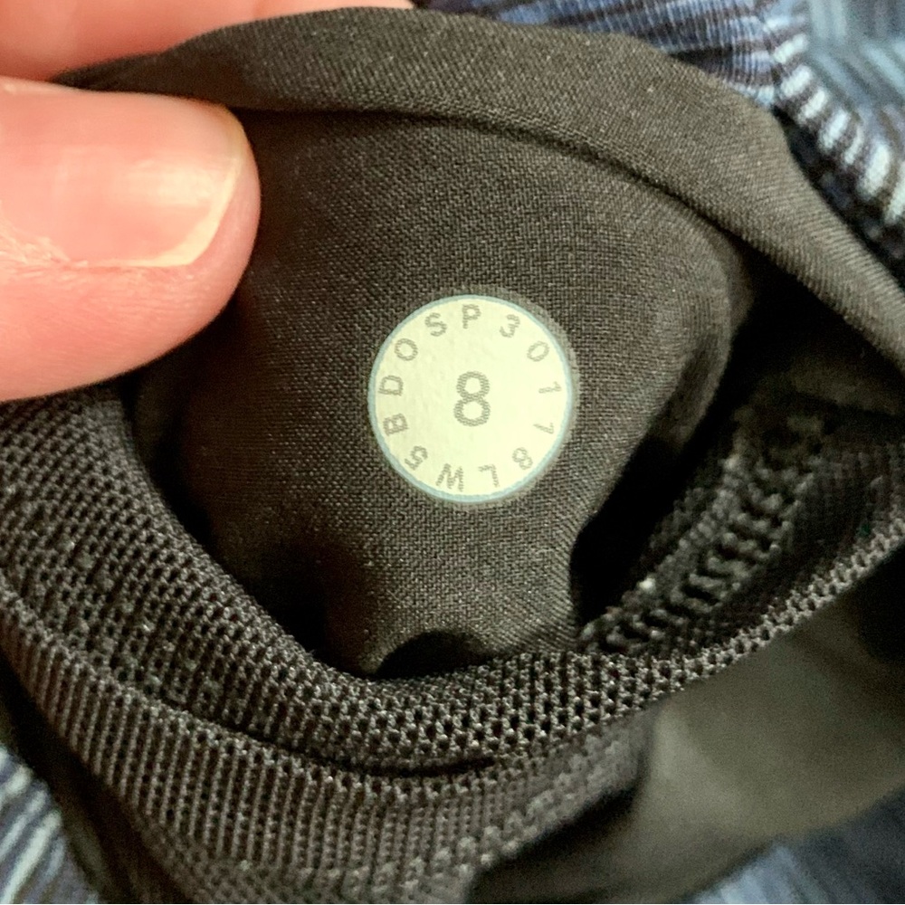 Lululemon On the Fly Pants Battleship Multi Size 8 - Picture 4 of 6
